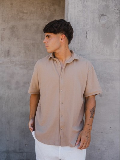 CAMISA WAFFLE LUA BEIGE