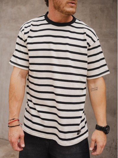 REMERA STRIPE NEGRA