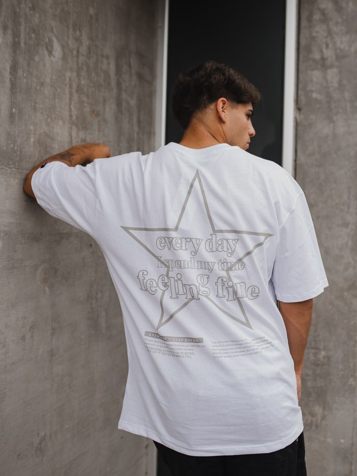 REMERA STAR BLANCO