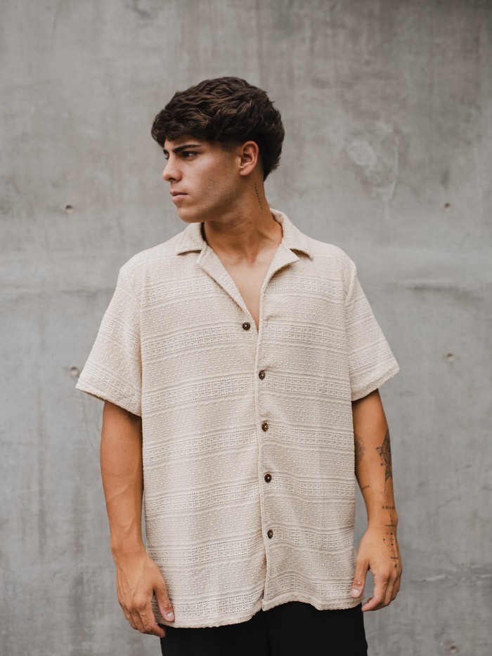 CAMISA CERDEÑA BEIGE