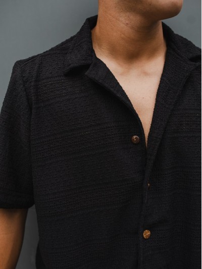 CAMISA CERDEÑA NEGRA