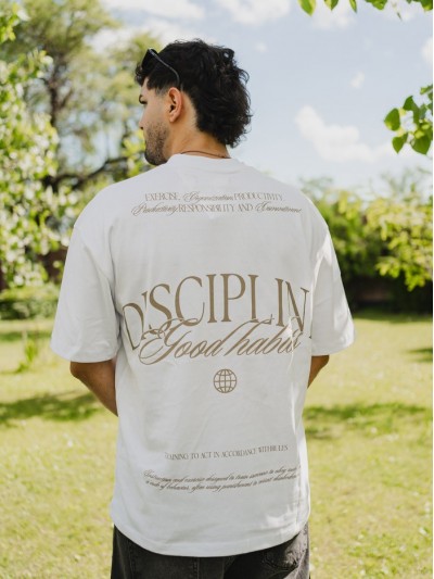 REMERA DISCIPLINA BLANCA