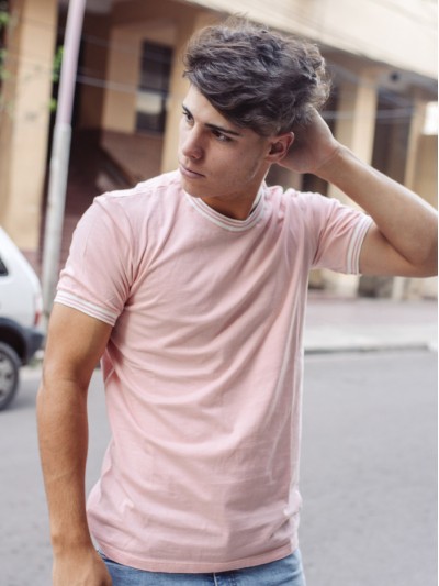 REMERA DERBY ROSA