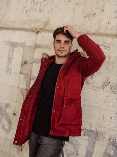 PARKA BORDO