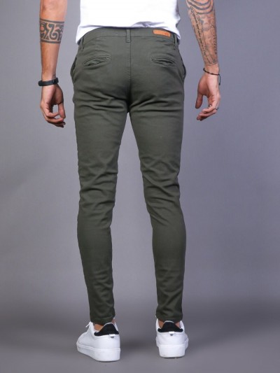 PANTALON CHINO PEKIN VERDE