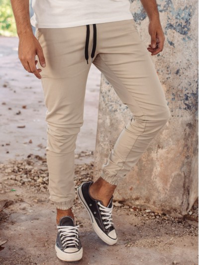 JOGGER LISO BEIGE