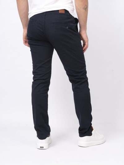 PANTALON CHINO BASICO AZUL