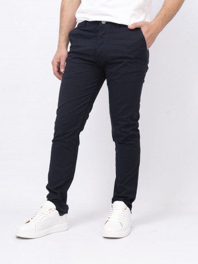 PANTALON CHINO BASICO AZUL