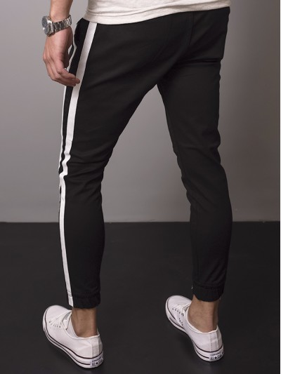 JOGGER NEGRO DOBLE RAYA