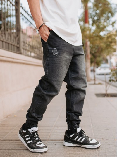 JOGGER JEAN MIKE NEGRO