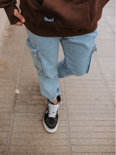 JOGGER CARGO JEAN RIGIDO