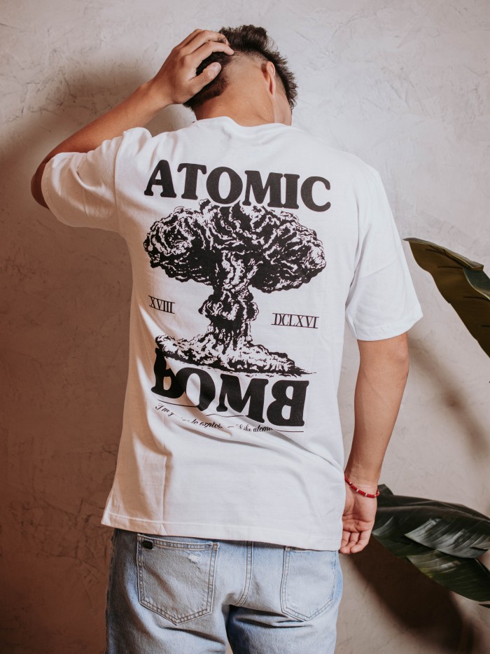 REMERA ATOMIC BLANCO