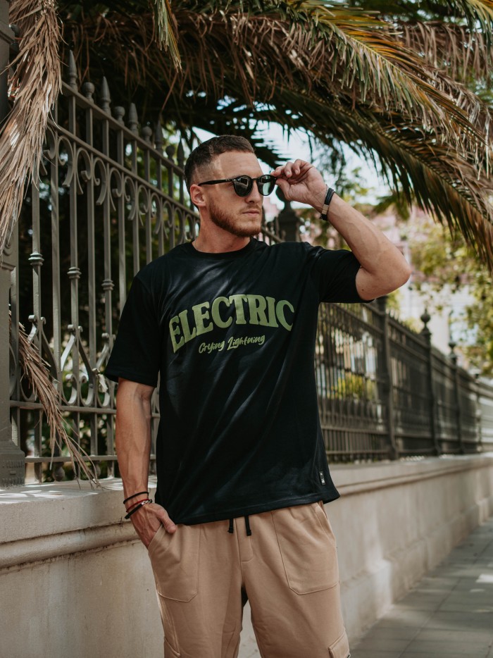 REMERA ELECTRIC NEGRA