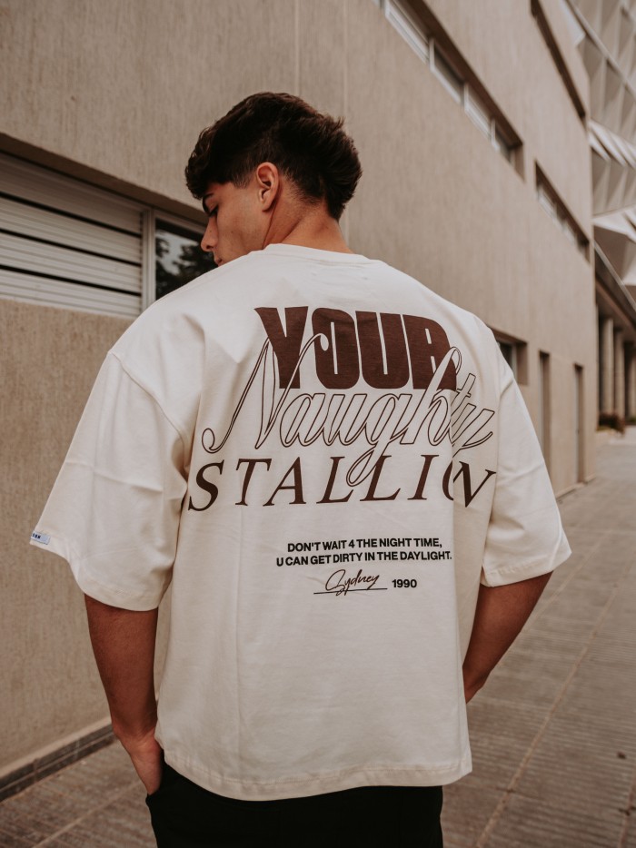 REMERA BOXY STALLION CRUDO