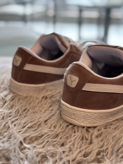 Puma suede beige marron online