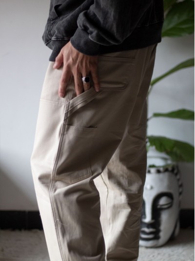 PANTALON CARPINTERO BEIGE