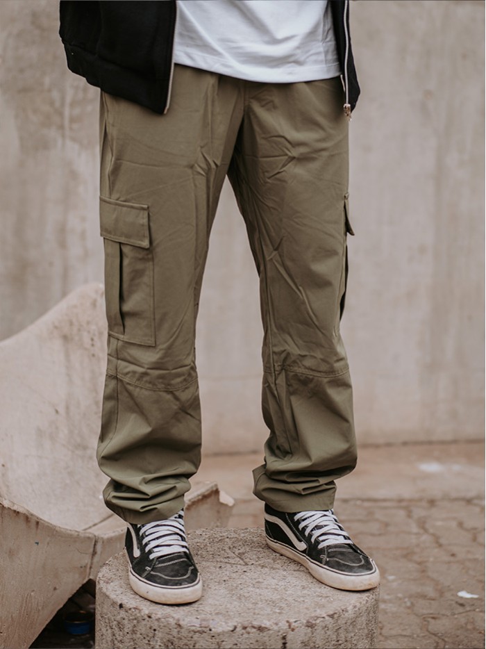 PANTALON CARGO RODAS VERDE