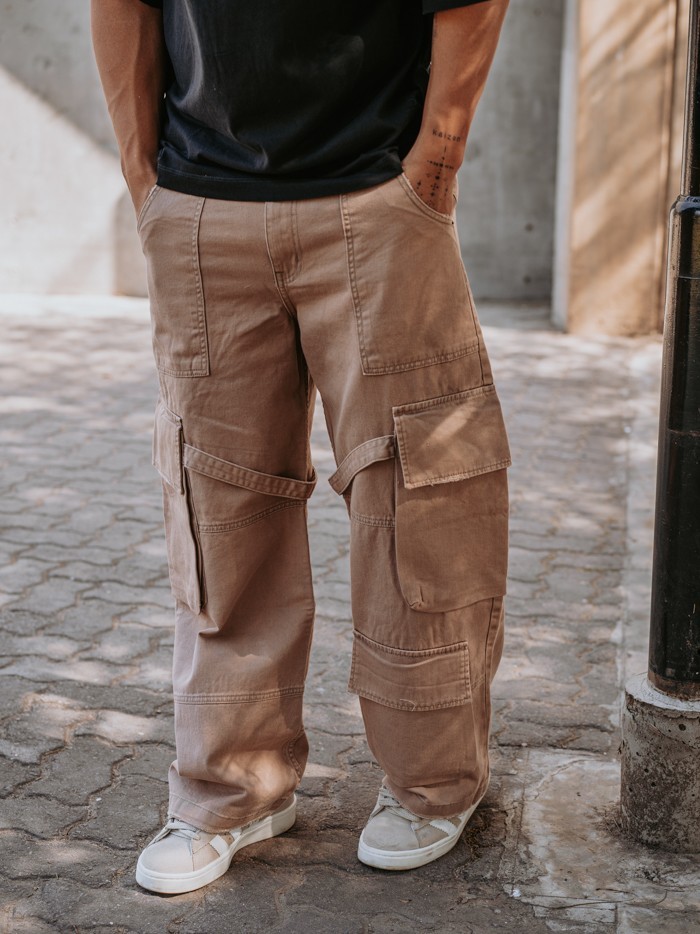 PANTALON CARGO DEMIAN BEIGE