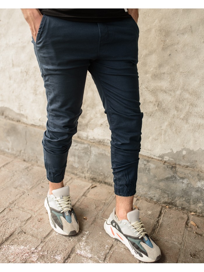 JOGGER LISO AZUL