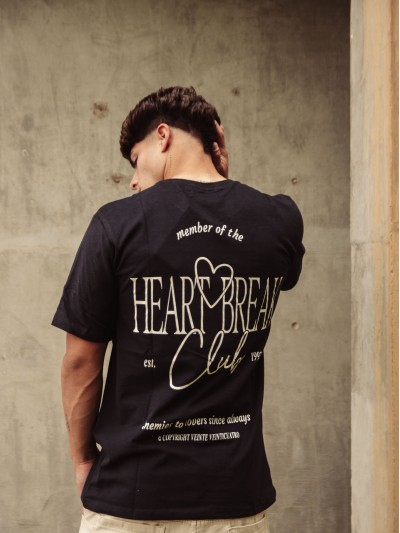 REMERA HEART BREAKER NEGRO