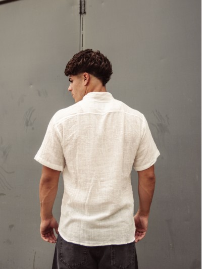 CAMISA LINO CAETANO BLANCO