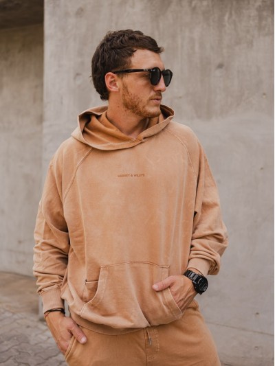 HOODIE BL PROCESS ACID BEIGE