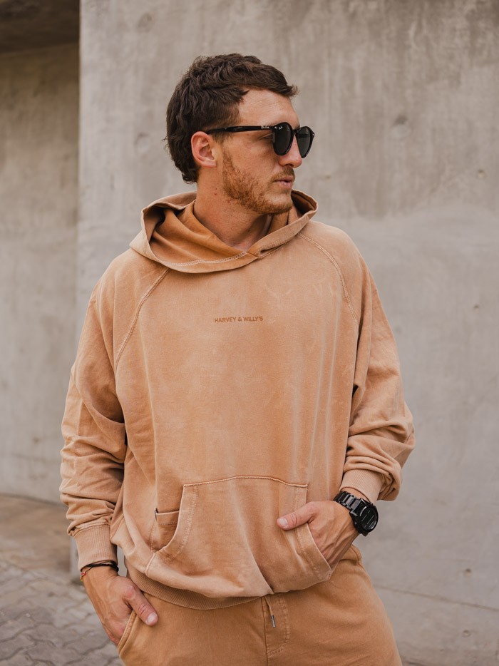 HOODIE BL PROCESS ACID BEIGE