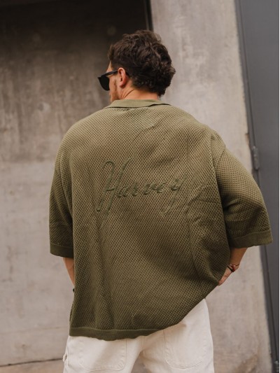 CAMISA SHIFLETT KNIT ARMY