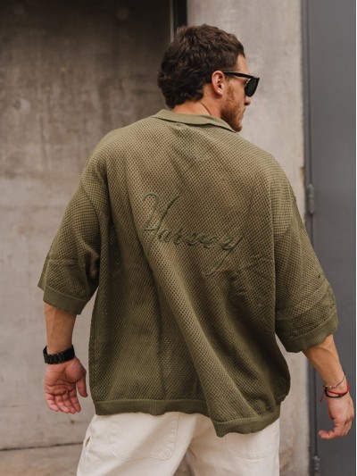 CAMISA SHIFLETT KNIT ARMY